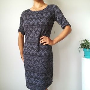 Soybu Active Yoga Elana Dress Grey Floral